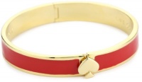 Kate Spade New York Live Colorfully Hinge Red Spade Bangle Bracelet