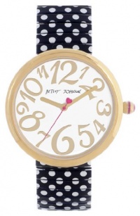 Betsey Johnson Women's BJ00039-19 Analog Polka Dot Expansion Band Watch