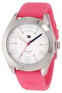 Tommy Hilfiger Women's 1781256 Sport Pink Silicon Stainless Steel Watch