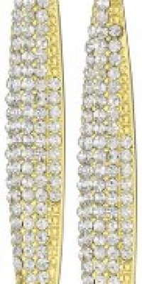 Vince Camuto Crystal Pave Linear Drop Earrings