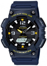 Casio Men's Sport AQS810W-2AV Blue Resin Quartz Watch with Black Dial