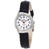 Timex Women's T49872 Expedition Metal Field Mini Black Leather Strap Watch