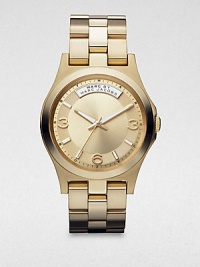 Marc by Marc Jacobs Gold Tone Stainless Steel Bracelet Women's Watch - MBM3189