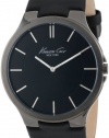 Kenneth Cole New York Men's KC1885 Slim Black Dial Slim Black Strap Watch