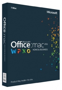 Office Mac Home & Business 2011 Key Card (1PC/1User)