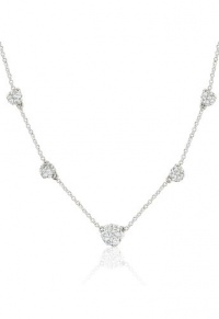 Effy Jewlery 14K White Gold Diamond Necklace, 1.10 TCW