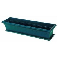 Novelty 16301 Countryside Planter, Hunter Green, 30-Inch Length