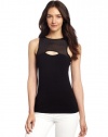 French Connection Women's Fast Mesh Mollie Sleeveless Top, Black, Small