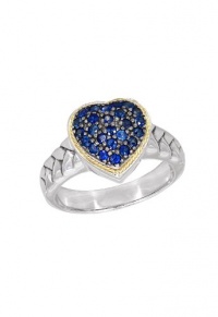 Effy Jewlery Balissima Sapphire Ring in Sterling Silver, .60 TCW Ring size 7