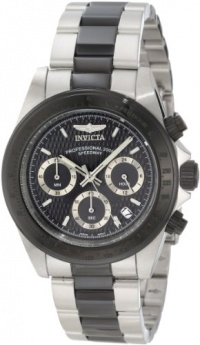 Invicta Men's 6934 Speedway Collection Chronograph Black and Silver Stainless Steel Watch