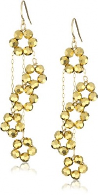 Jamie Kole Classic 14k Gold Fill Swarovski Crystal 5 Circle Earrings