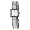 Caravelle by Bulova Women's 43L118 Bracelet Silver and Black Square Watch