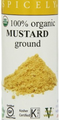 Spicely Eco Organic Mustard Ground, 2 Ounce