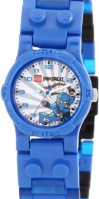 LEGO Kids' 9003103 Ninjago Blue Ninja Watch