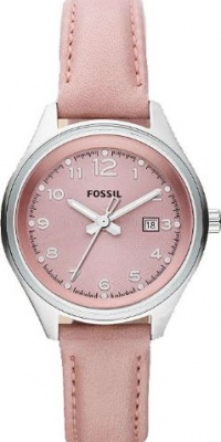 Fossil Flight Mini Leather Watch - Pink