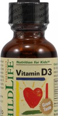 Child Life Vitamin D3, Berry Flavor, Glass Bottle, 1-Ounce (Pack of 2)