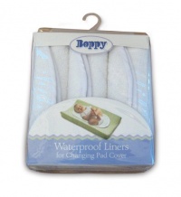 Boppy Changing Pad Liners 3-Pack - White