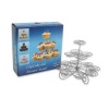 3-tier Curly Wire Metal Cupcake Stand, Holds 13 Cupcakes or Muffins