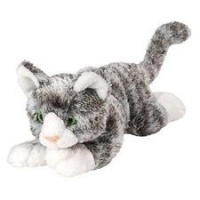 Wild Republic Cat Floppy Grey Tiger 7