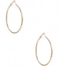 G by GUESS Gold-Tone Hoop Earrings, GOLD