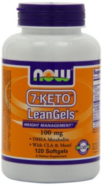 Now Foods 7-keto 100mg Leangels, 120-Count