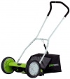 GreenWorks 25052 16-Inch 5-Blade Push Reel Lawn Mower With Grass Catcher