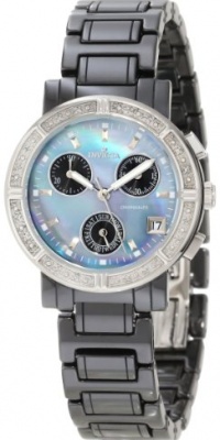 Invicta Women's 0728 Ceramics Collection Chronograph Diamond-Accented Watch