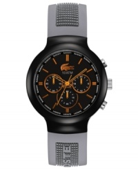 Let your day run like clockwork with this sporty Borneo collection chronograph watch from Lacoste L!VE.