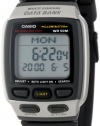 Casio Men's DB37H-1AV Multilingual Databank Black Resin Strap Watch