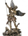 St. Michael Statue Cold Cast Bronze 10