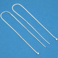 St. Silver Ear Threaders Threads / Add A Bead 5 In.