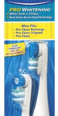 Crest Pro Whitening SpinBrush Toothbrush Refill, Medium (2 Refill Heads)