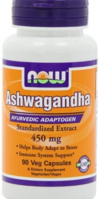 NOW Foods Ashwagandha 4.5% Extract 450mg, 90 VCaps