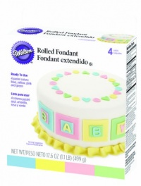 Wilton Pastel Colors Fondant,  Multi Pack