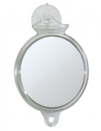 InterDesign Fog Away Suction Mirror, Clear