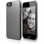 elago S5 Slim Fit 2 Case for iPhone 5/5S - eco friendly Retail Packaging (Semigloss Metallic Dark Gray)