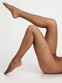 These eye-catching diamond net tights are the perfect finishing touch to any outfit for an elegantly sexy look. Soft, smooth waistbandFlat toe seam80% polyamide/20% elastaneHand washMade in Austria