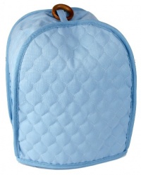 Quilted Light Blue Can Opener Appliance Cover