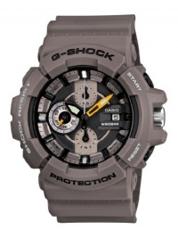 Casio Men's GAC100-8A G-Shock Brown Resin Analog Chronograph Watch