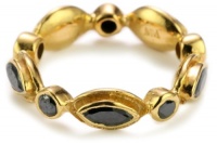 MELINDA MARIA Gwyneth Collection Black Onyx Ring, , Size 7