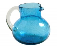 Artland Iris Pitcher, 90-Ounce, Turquoise