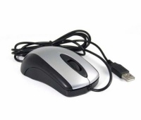 iMicro MO-5013U USB Optical Mouse (Black/Silver), Bulk