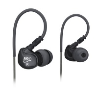 MEElectronics M6-BK-MEE Sport Noise-Isolating In-Ear Headphones with Memory Wire (Black)