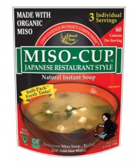 Miso-Cup Japanese Restaurant Style, 2.9-Ounce Pouch(Pack of 6)