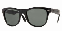 Ray-Ban 4105 601/58 Black Folding Wayfarer Wayfarer Sunglasses Polarised