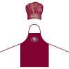 San Francisco 49Ers Nfl Barbeque Apron And Chefs Hat