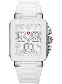 Michele MWW06L000001 Watch Jelly Bean Ladies - White Dial Steel Case Quartz Movement