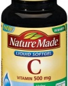 Nature Made Vitamin C 500mg, 60 Softgels (Pack of 3)