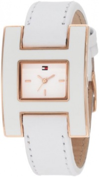 Tommy Hilfiger  Women's 1781153 Fashion White Enamel and Rose Gold  Watch