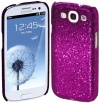 Cimo Bling Sparkle Hard Cover Back Case for Samsung Galaxy S III - Purple